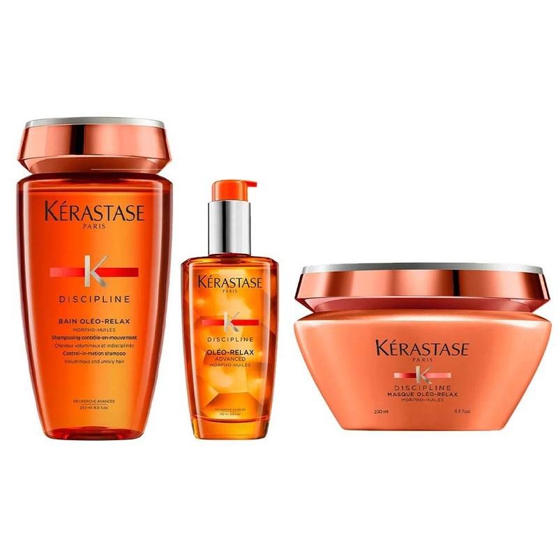 Kérastase Discipline Óleo Relax Kit - Shampoo + Máscara + Óleo